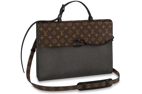 lv robusto briefcase|Louis Vuitton Robusto Briefcase Monogram Taiga Brown .